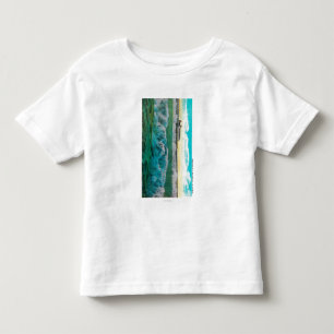 Breakers at Long Beach, California Toddler T-Shirt