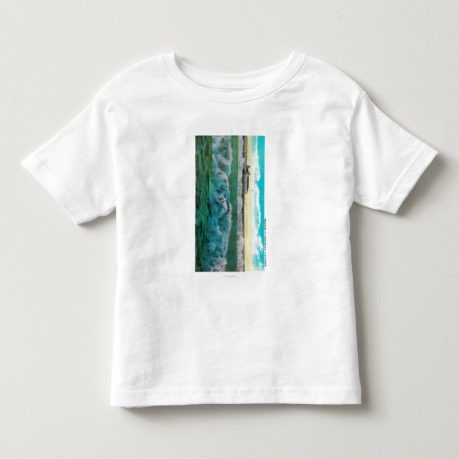 Breakers at Long Beach, California Toddler T-Shirt (Front)