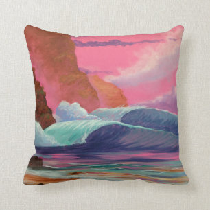 Breakers at Sunset Cushion