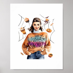 Breakfast At Halloween’s Eat Drink And Be Scary Poster