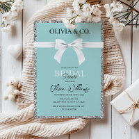 Breakfast at Tiffany's Bridal shower invitation