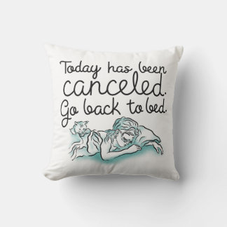 Breakfast at Tiffanys Go Back to Bed Cushion