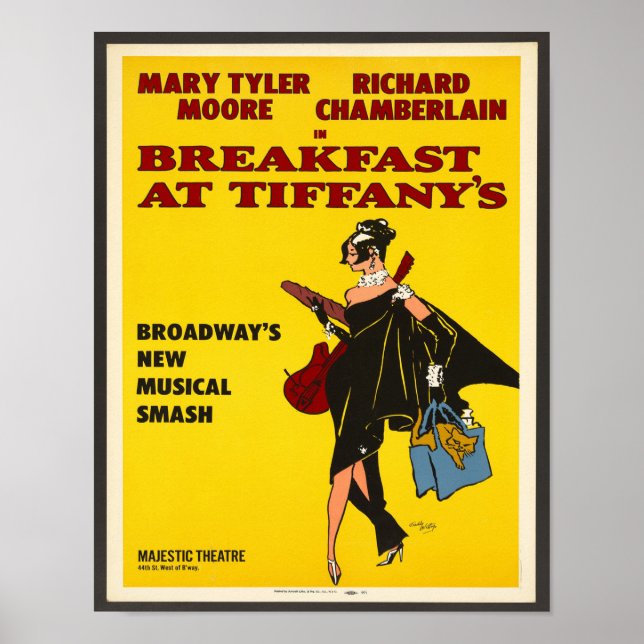 Breakfast At Tiffany's Print Poster (Front)
