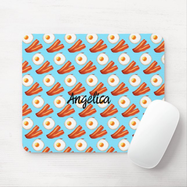 Breakfast Bacon And Egg  Mouse Mat (With Mouse)