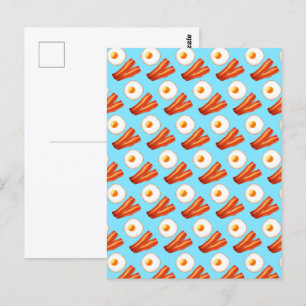 Breakfast Bacon And Egg Postcard