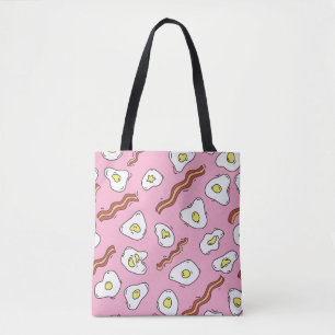 Breakfast Bonanza: Cartoon Delights Tote Bag