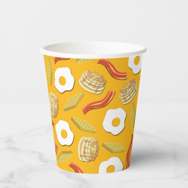 Breakfast Brunch Birthday Party Kids Cute Paper Cups (Front)