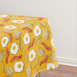 Breakfast Brunch Birthday Party Tablecloth