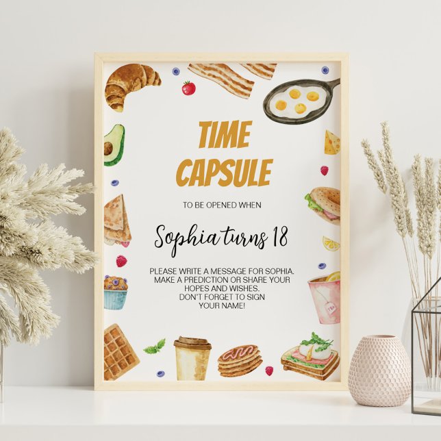 Breakfast Brunch Birthday Time Capsule Poster (Creator Uploaded)