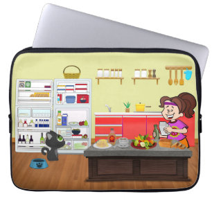 Breakfast Buddies Laptop Sleeve