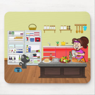 Breakfast Buddies Mouse Mat