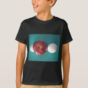 Breakfast Buddies: Two Eggs $an Apple Still Life T-Shirt