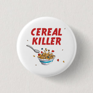 Breakfast Cereal Killer 3 Cm Round Badge