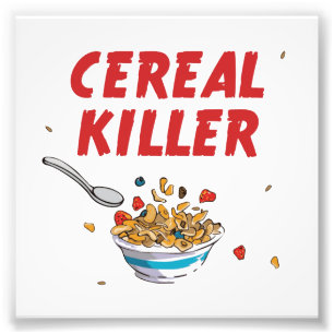 Breakfast Cereal Killer Photo Print