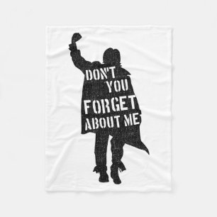 Breakfast Club Don't You Forget About Me Silhouett Fleece Blanket