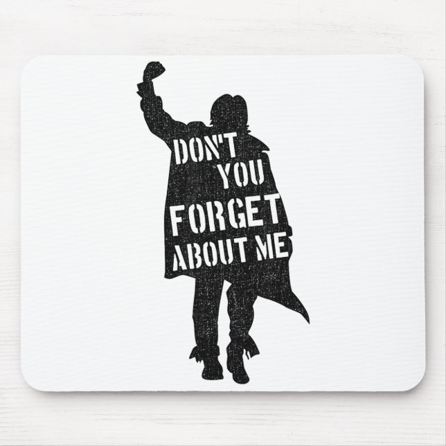 Breakfast Club Don't You Forget About Me Silhouett Mouse Mat (Front)