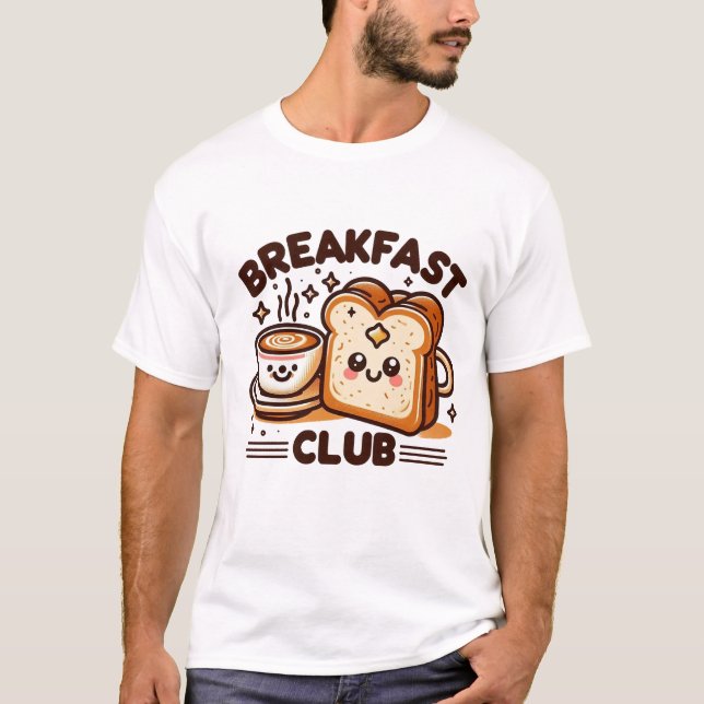 Breakfast club vintage letter  T-Shirt (Front)