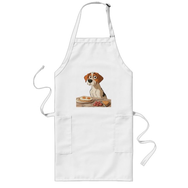 Breakfast Dog Long Apron (Front)