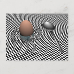 Breakfast Egg Postcard