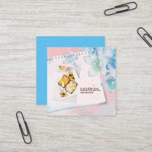 Breakfast Food Healthy Bread Business Card