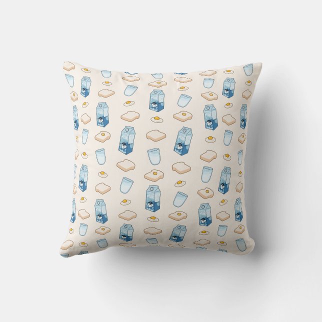 Breakfast foods (alien) cushion (Back)