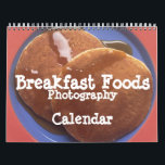 Breakfast Foods Calendar<br><div class="desc">This is a calendar displaying several photographs of various breakfast foods.</div>