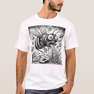 Breakfast Gone Wrong: The Puking Fly Frenzy T-Shirt