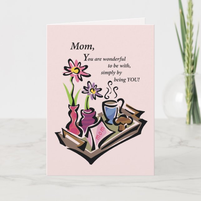 Breakfast in Bed Mum Card (Front)