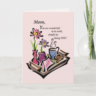 Breakfast in Bed Mum Card