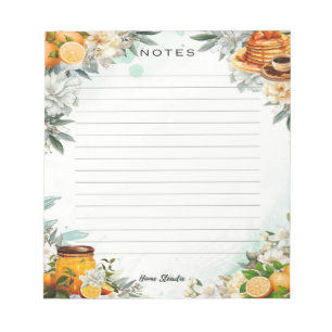 Breakfast in Bed Notepad
