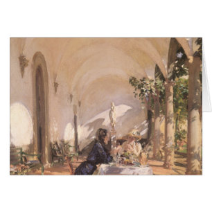 Breakfast in the Loggia by John Singer Sargent