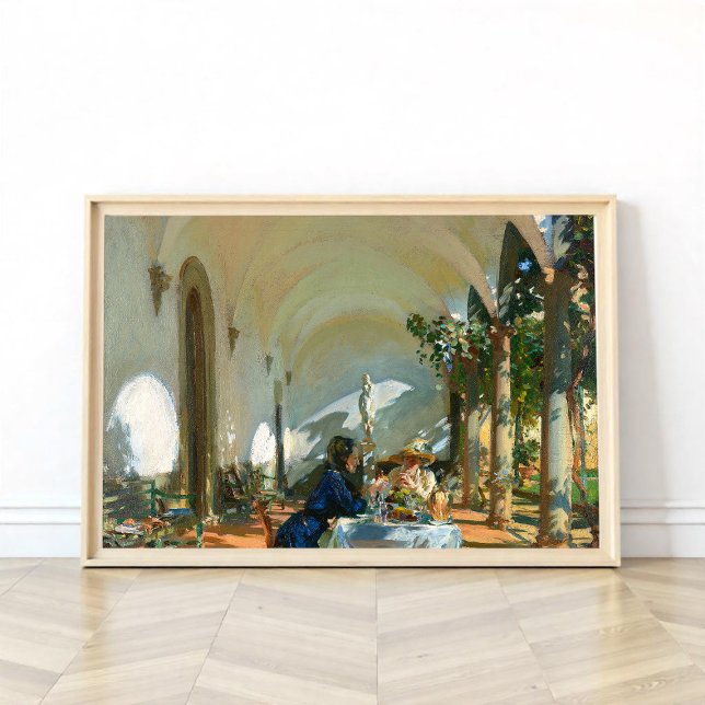 Breakfast in the Loggia, Sargent 1910  Poster (Creator Uploaded)