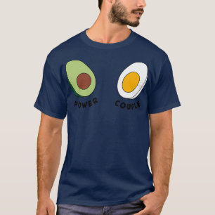 Breakfast Kraft couple egg and avocado T-Shirt
