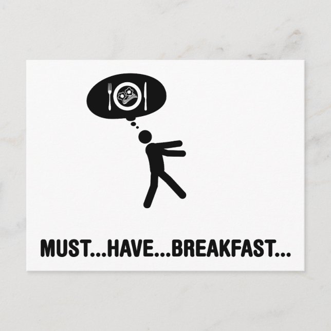Breakfast Lover Postcard (Front)