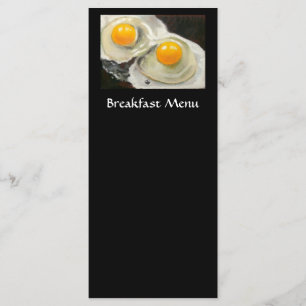 BREAKFAST MENU RACK CARD: EGGS: ARTWORK