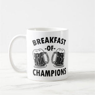 Breakfast of Champions funny men's beer shirt Coffee Mug