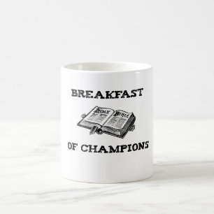 Breakfast of champs mug