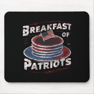Breakfast Of Patriots Pancake American Cake 4th Of Mouse Mat