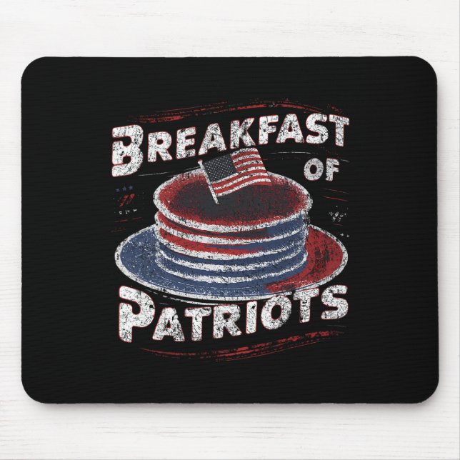 Breakfast Of Patriots Pancake American Cake 4th Of Mouse Mat (Front)