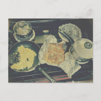 Breakfast on the Stove Postcard