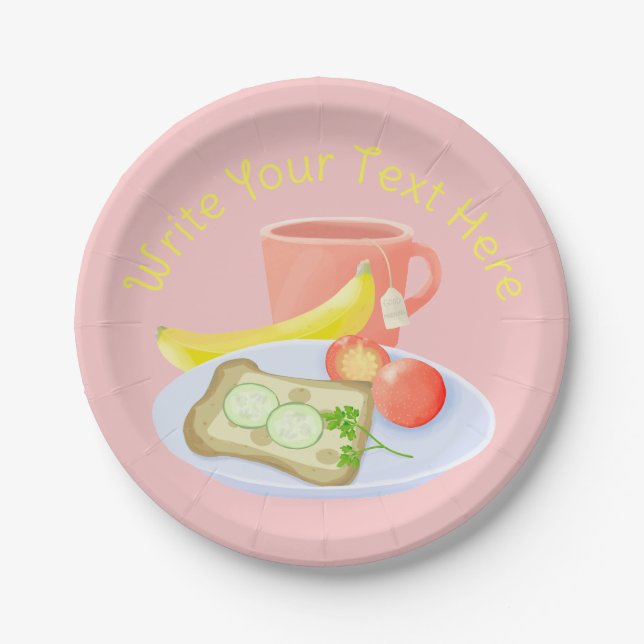 Breakfast Paper Plate (Front)