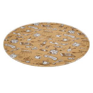 Breakfast Pattern 2 Cutting Board