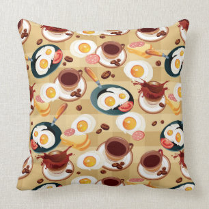 Breakfast Pattern 3 Cushion