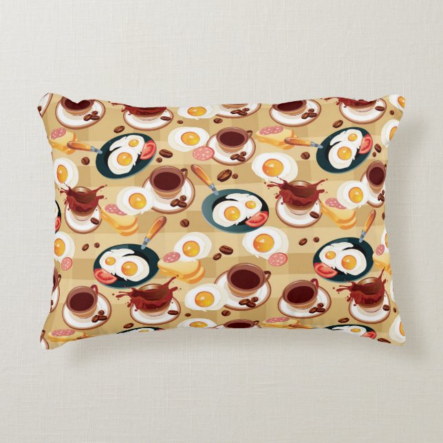 Breakfast Pattern 3 Decorative Cushion (Front)