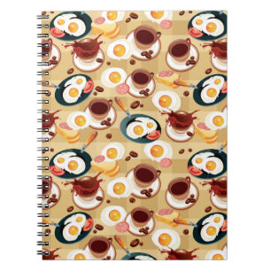 Breakfast Pattern 3 Notebook