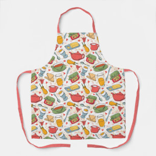 Breakfast Pattern Apron