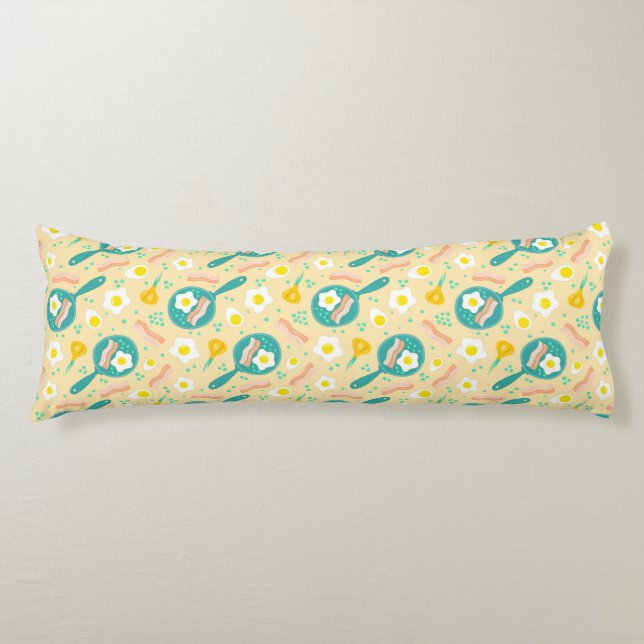 Breakfast Pattern Body Cushion (Front)