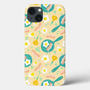 Breakfast Pattern iPhone 13 Case