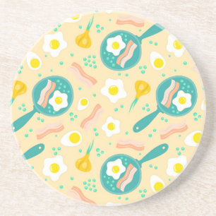 Breakfast Pattern Coaster