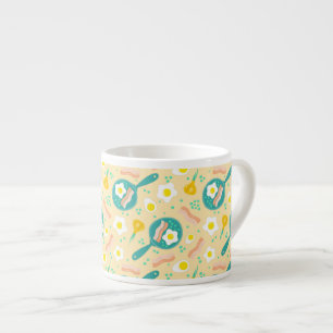 Breakfast Pattern Espresso Cup